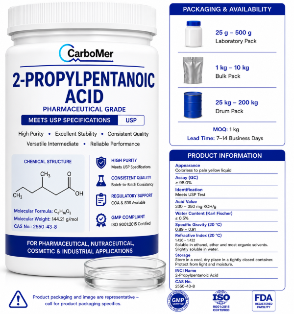 2 Propylpentanoic Acid