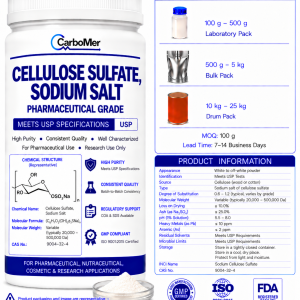 Cellulose Sulfate, Sodium Salt