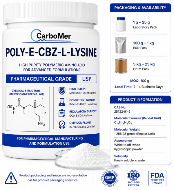Poly E CBZ L Lysine Poly E CBZ L Lysine